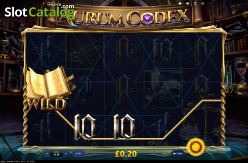 Win Screen. Aurum Codex slot