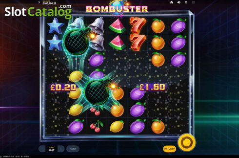 Win Screen. Bombuster slot