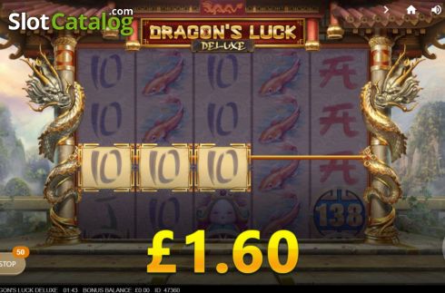 Win Screen 2. Dragons Luck Deluxe slot