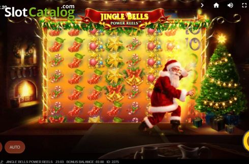 Feature Screen. Jingle Bells Power Reels slot