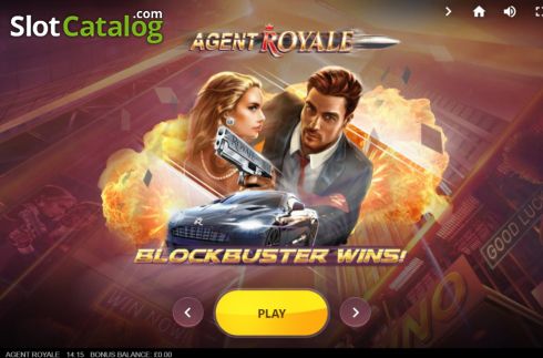 Start Screen. Agent Royale slot