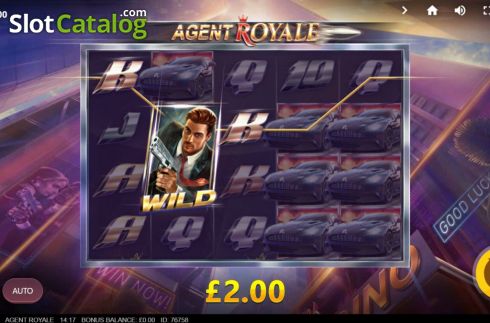 Win Screen 1. Agent Royale slot