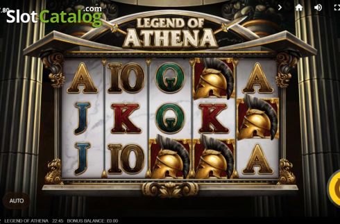 Ecran2. Legend of Athena (Red Tiger) slot