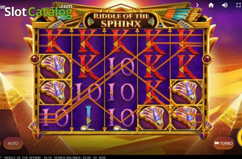 Win Screen 1. Riddle Of The Sphinx slot