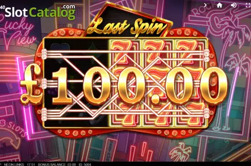 Free Spins 4. Neon Links slot