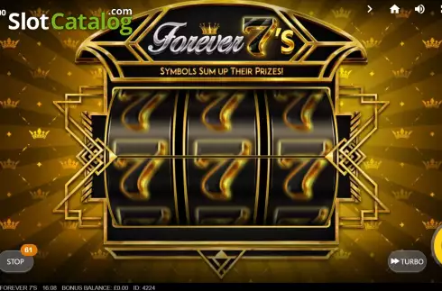 Bildschirm6. Forever 7s slot