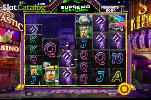Bildschirm4. Supremo Fortunes Megaways slot