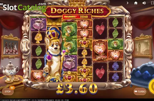Win Screen 2. Doggy Riches Megaways slot