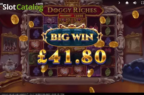 Big Win. Doggy Riches Megaways slot
