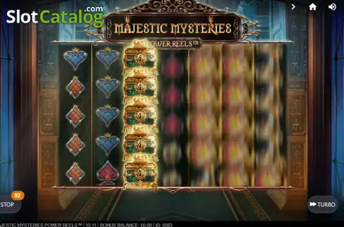 Mystery Chests. Majestic Mysteries Power Reels slot