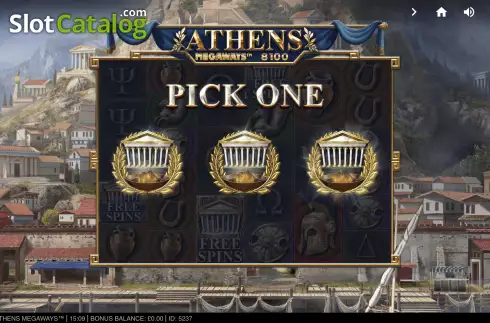 Bildschirm6. Athens Megaways slot