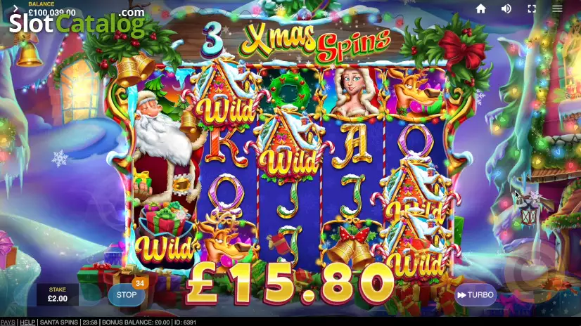 Video Santa Spins Slot