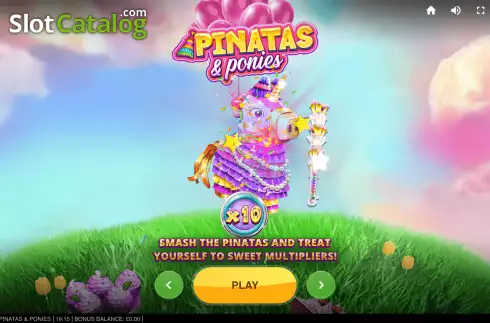 Bildschirm2. Pinatas and Ponies slot