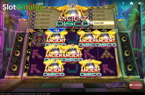 Bildschirm5. Ancient Disco slot