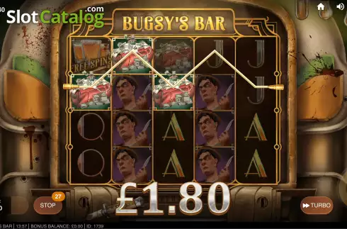 Win Screen 1. Bugsy’s Bar slot