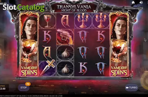 Bildschirm6. Transylvania Night of Blood slot