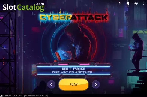 Start Screen. Cyber Attack slot
