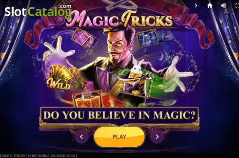 Ekran2. Magic Tricks yuvası