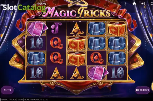 Reels Screen. Magic Tricks slot