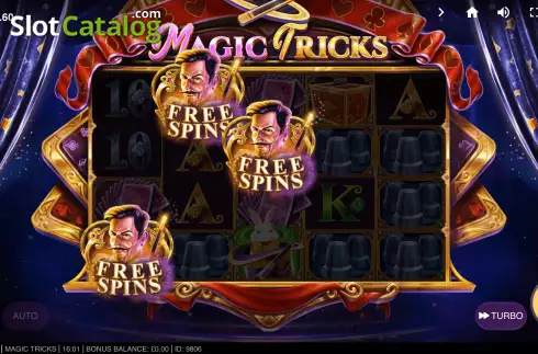 Ekran5. Magic Tricks yuvası