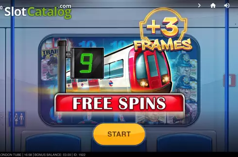 Free Spins 1. London Tube slot