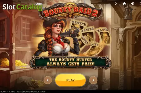 Bildschirm2. Bounty Raid 2 slot