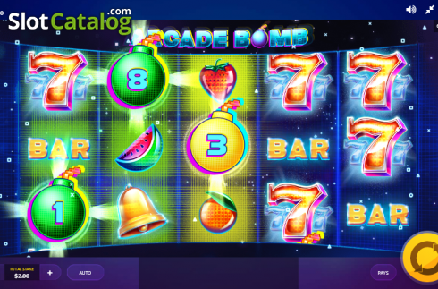 Bildschirm 2. Arcade Bomb slot