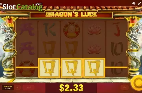 Οθόνη 2. Dragon's Luck Κουλοχέρης 