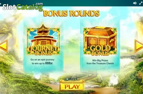 Paytable 1. Epic Journey (Red Tiger) slot