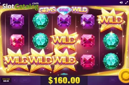 Bildschirm 5. Gems Gone Wild slot