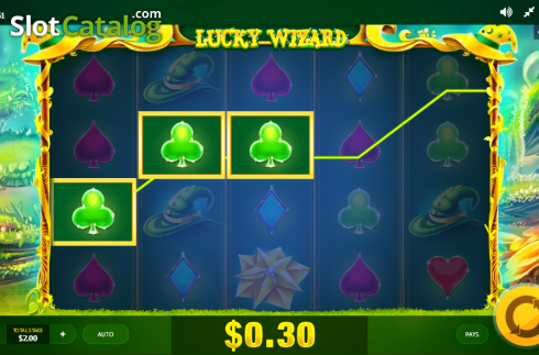 Bildschirm 3. Lucky Wizard slot