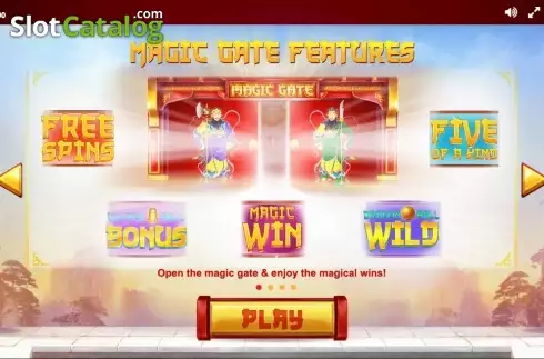 Paytable 1. Magic Gate Machine à sous