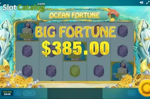 Skärmdump4. Ocean Fortune (Red Tiger) slot