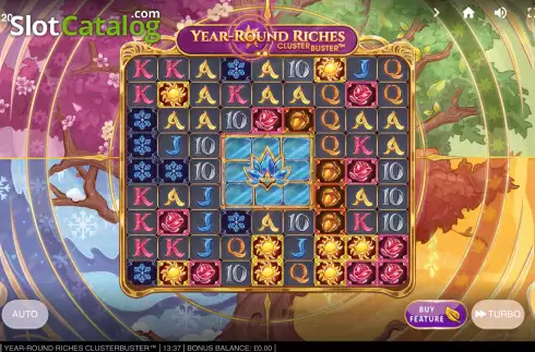 Reels Screen. Year-Round Riches Clusterbuster slot