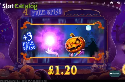 Free Spins 3. Spooky Carnival slot