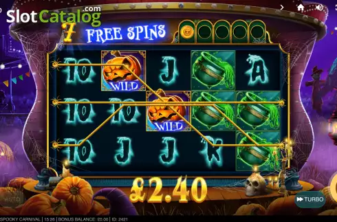 Free Spins 4. Spooky Carnival slot