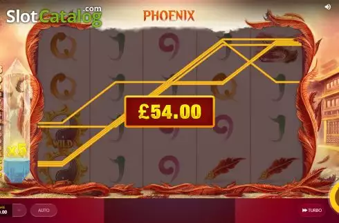 Win screen 2. Phoenix (Red Tiger) slot