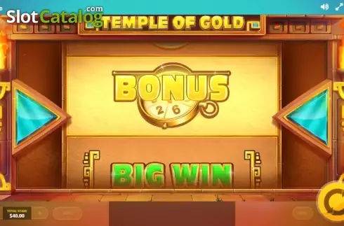 Bildschirm 4. Golden Temple (Red Tiger) slot