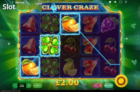 Win Screen 3. Clover Craze slot