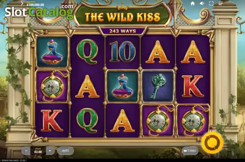 Skärmdump2. The Wild Kiss slot
