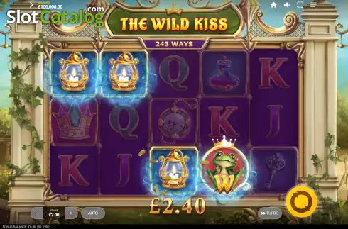 Win Screen 2. The Wild Kiss slot
