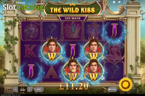 Win Screen 4. The Wild Kiss slot