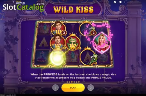 Features 2. The Wild Kiss slot