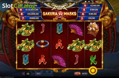 Bildschirm2. Sakura Masks slot