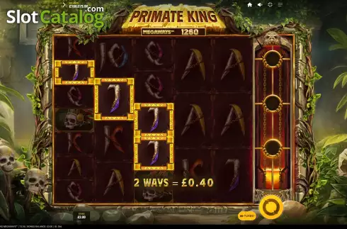 Schermo5. Primate King Megaways slot