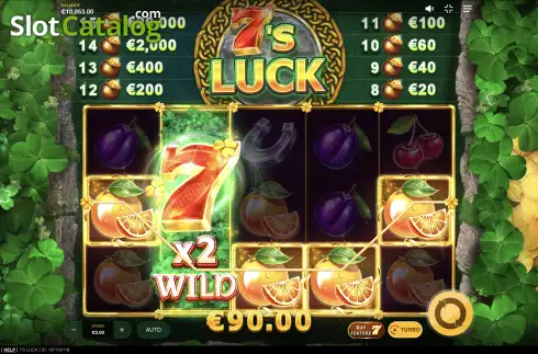 Schermo5. 7’s Luck slot
