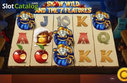 Reels screen. Snow wild and the 7 features slot