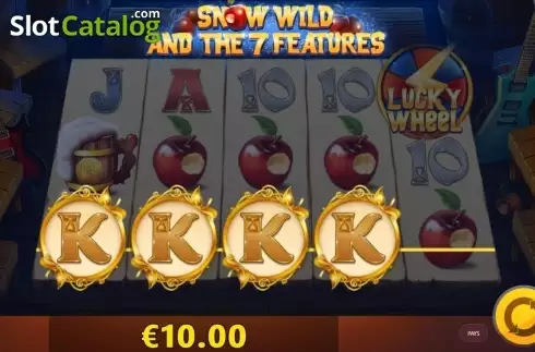 Win screen 1. Snow wild and the 7 features slot