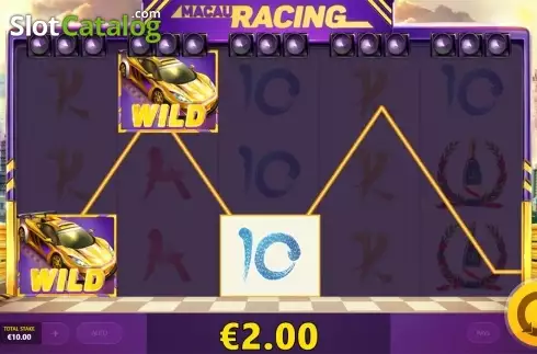 Wild win screen 2. Macau Racing slot