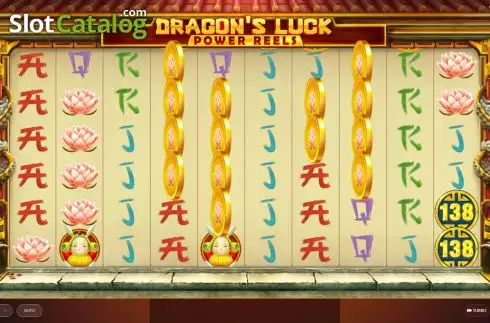 Win screen 2. Dragon's Luck Power Reels slot
